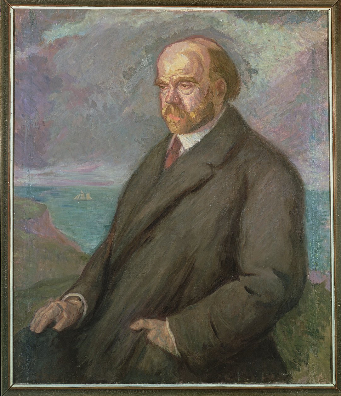 Ritratto di Pio Baroja (1872-1956) da Juan de Echevarría