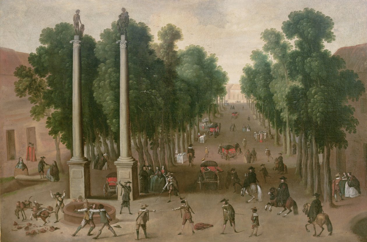 Una piazza del mercato a Siviglia, c.1650 da Juan Bautista Martinez Del Mazo