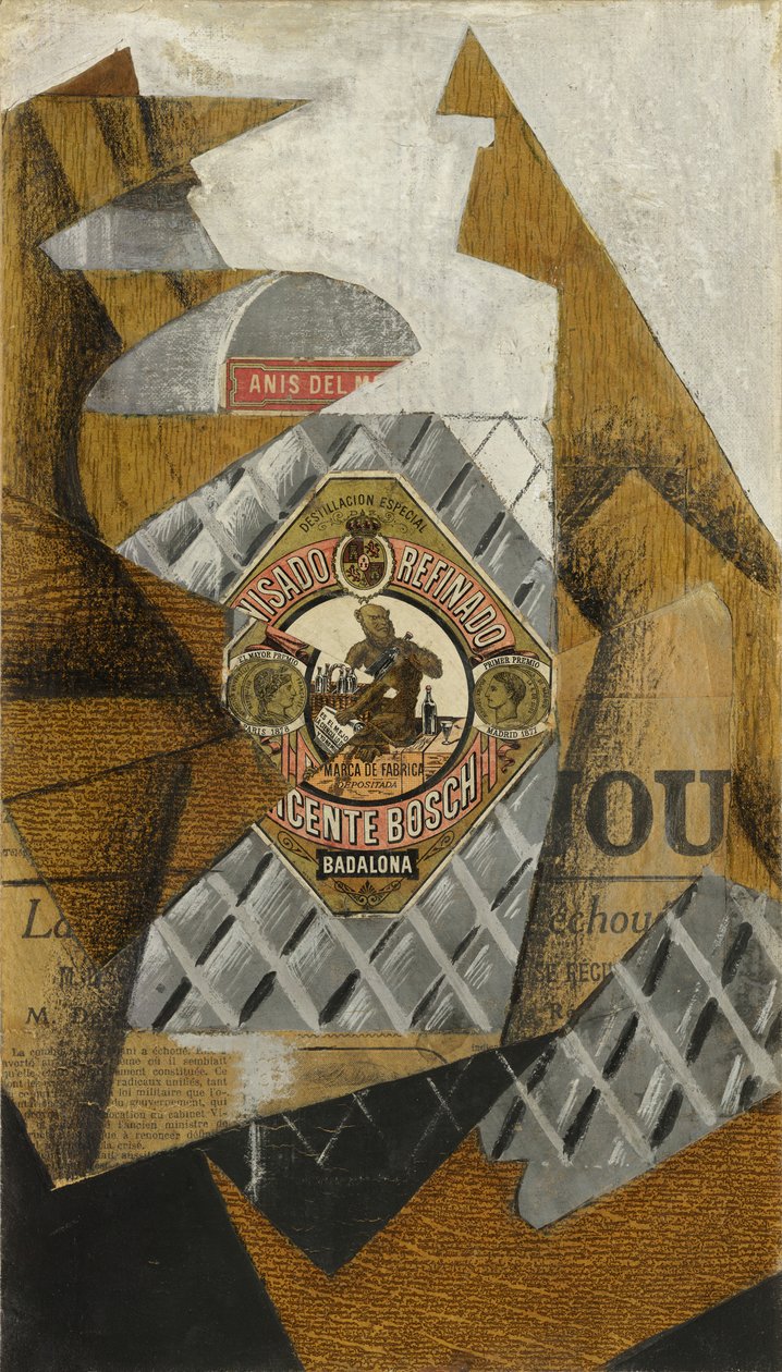 La bottiglia di anis da Juan Gris