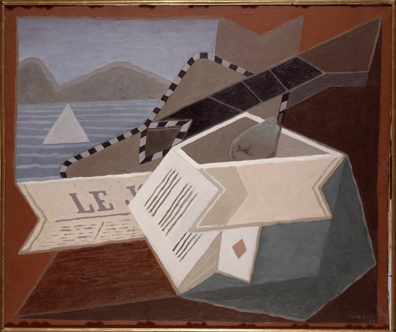 La chitarra davanti al mare da Juan Gris