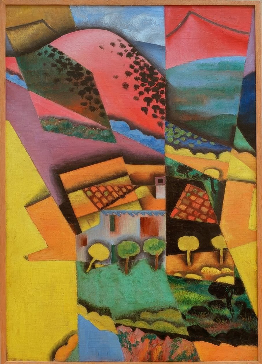 Paesaggio a Ceret da Juan Gris