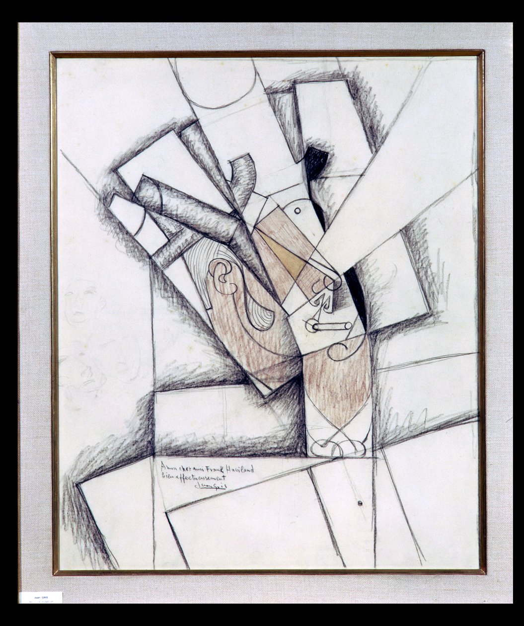 Il fumatore, 1912 da Juan Gris