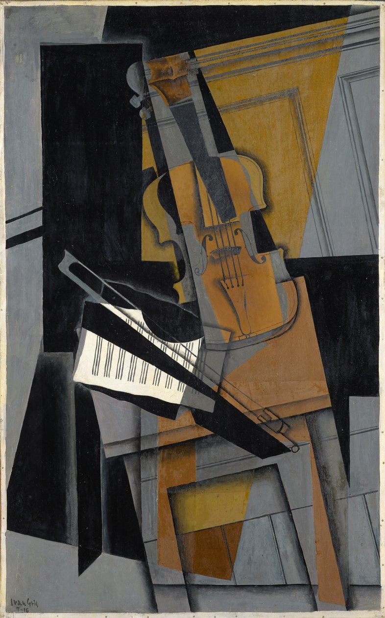 Il violino, 1916 da Juan Gris