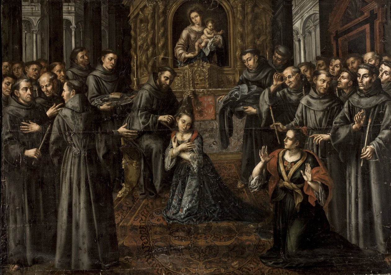 La professione di Santa Chiara d
