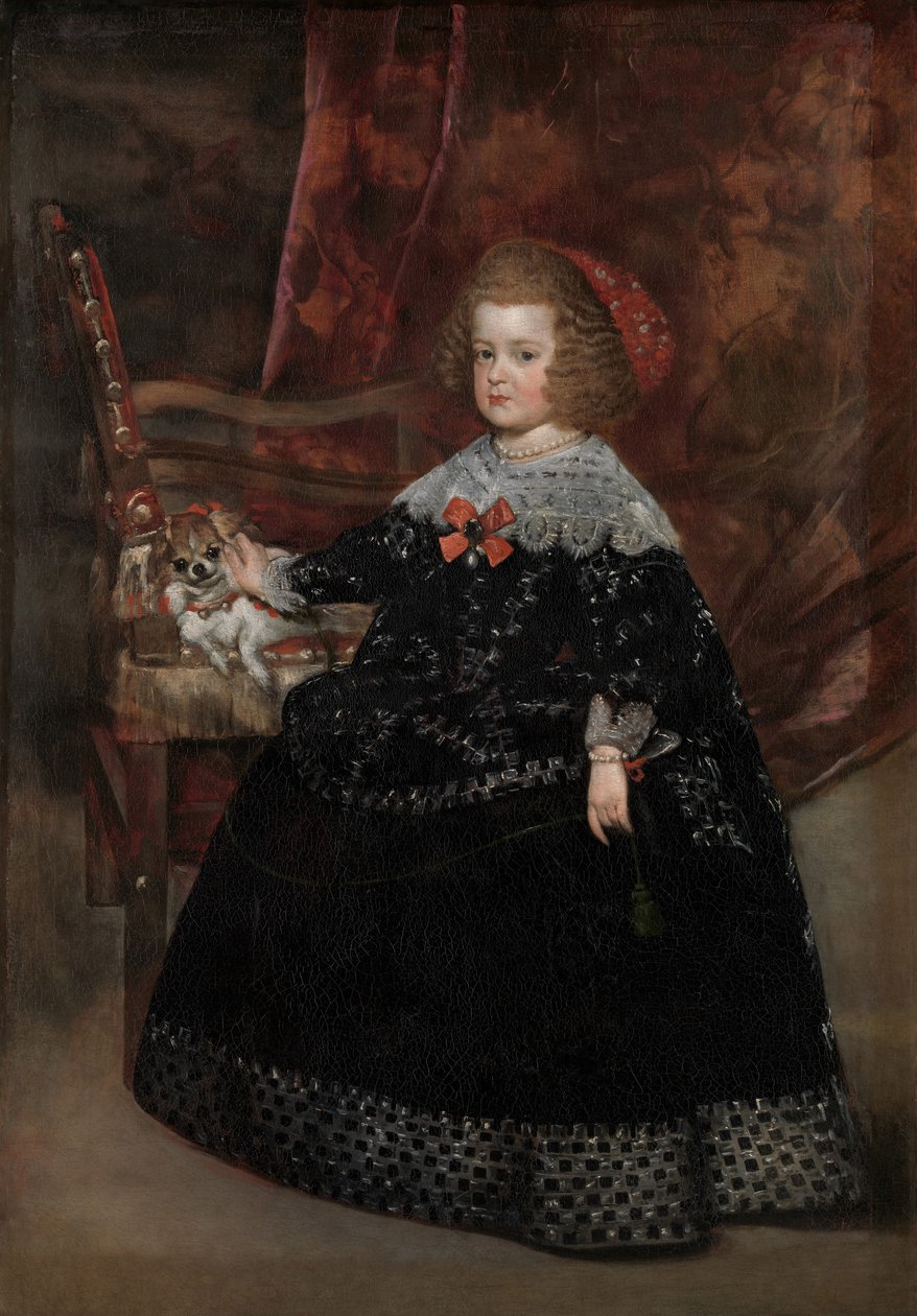 Maria Teresa, Infanta di Spagna, c.1645 da Juan Bautista Martinez Del Mazo