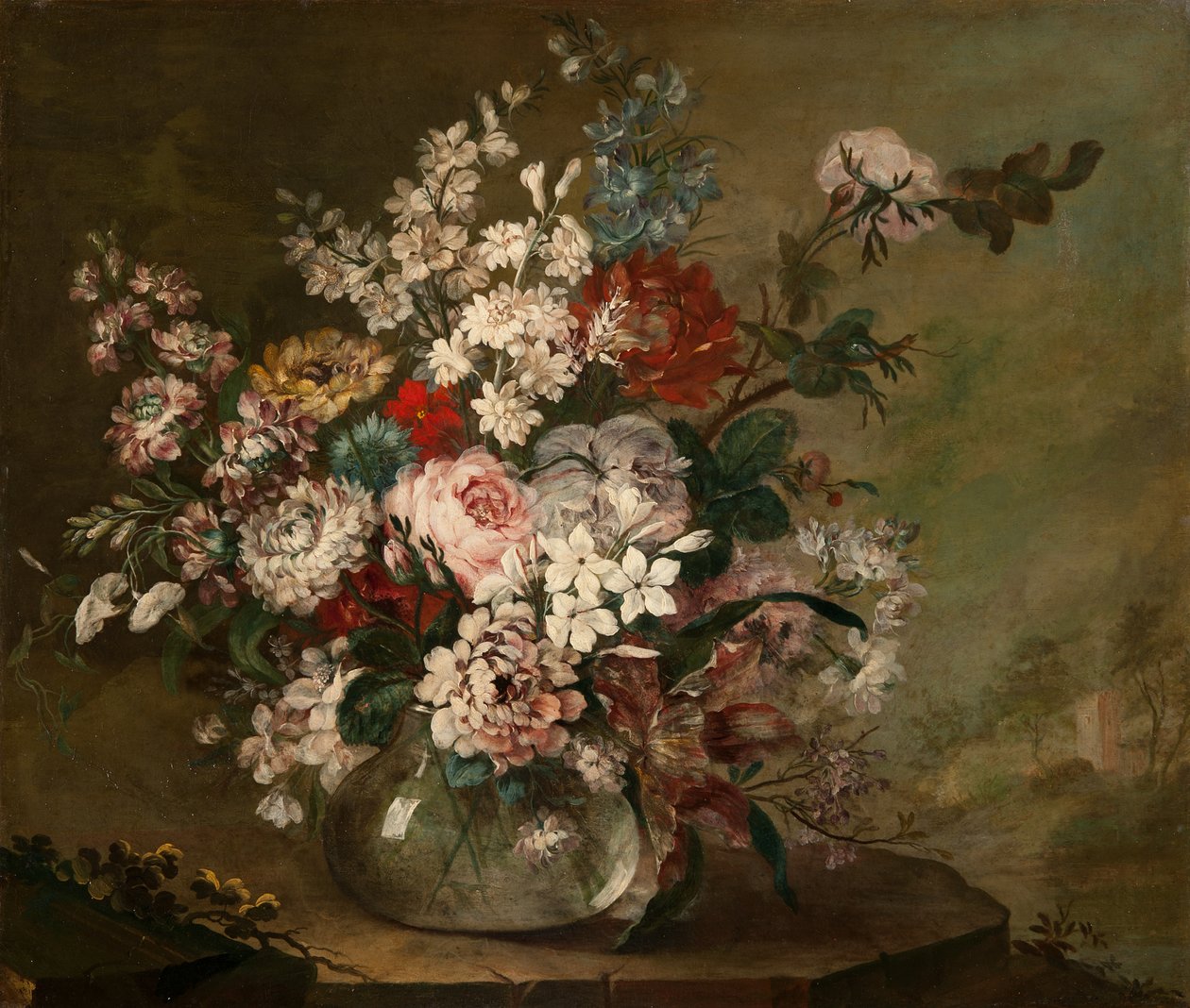 Natura morta con fiori in un vaso, c.1780-1790 da Juan Bautista Romero