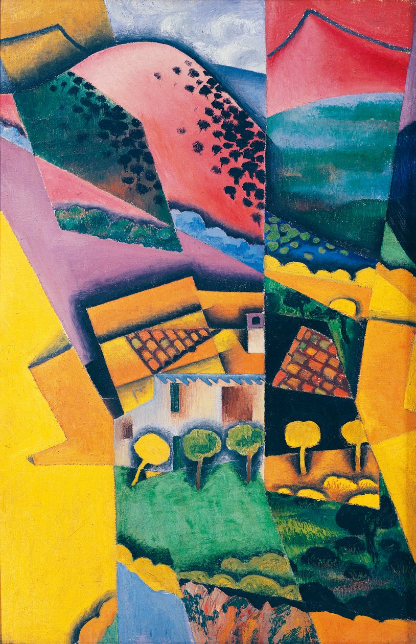 Paesaggio a Ceret da Juan Gris