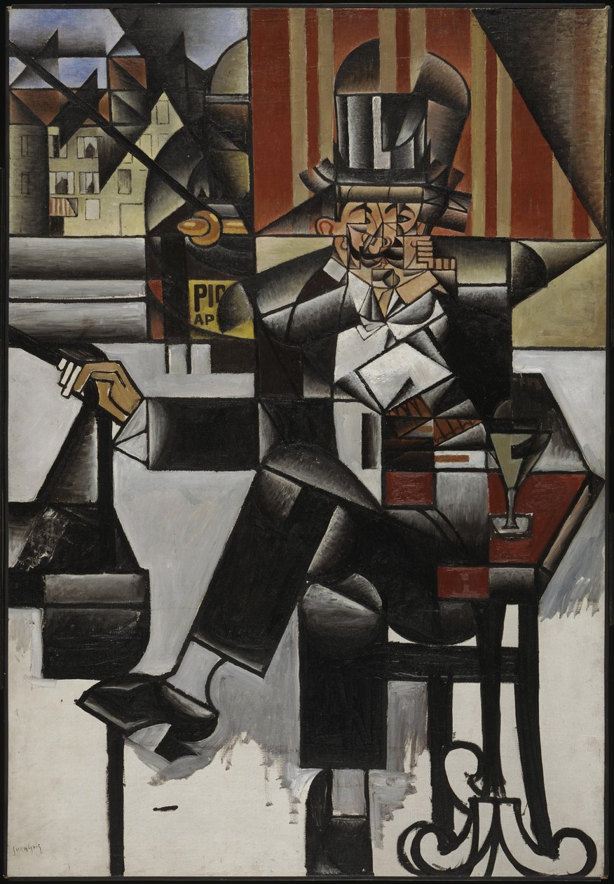Uomo in un caffè, 1912 da Juan Gris