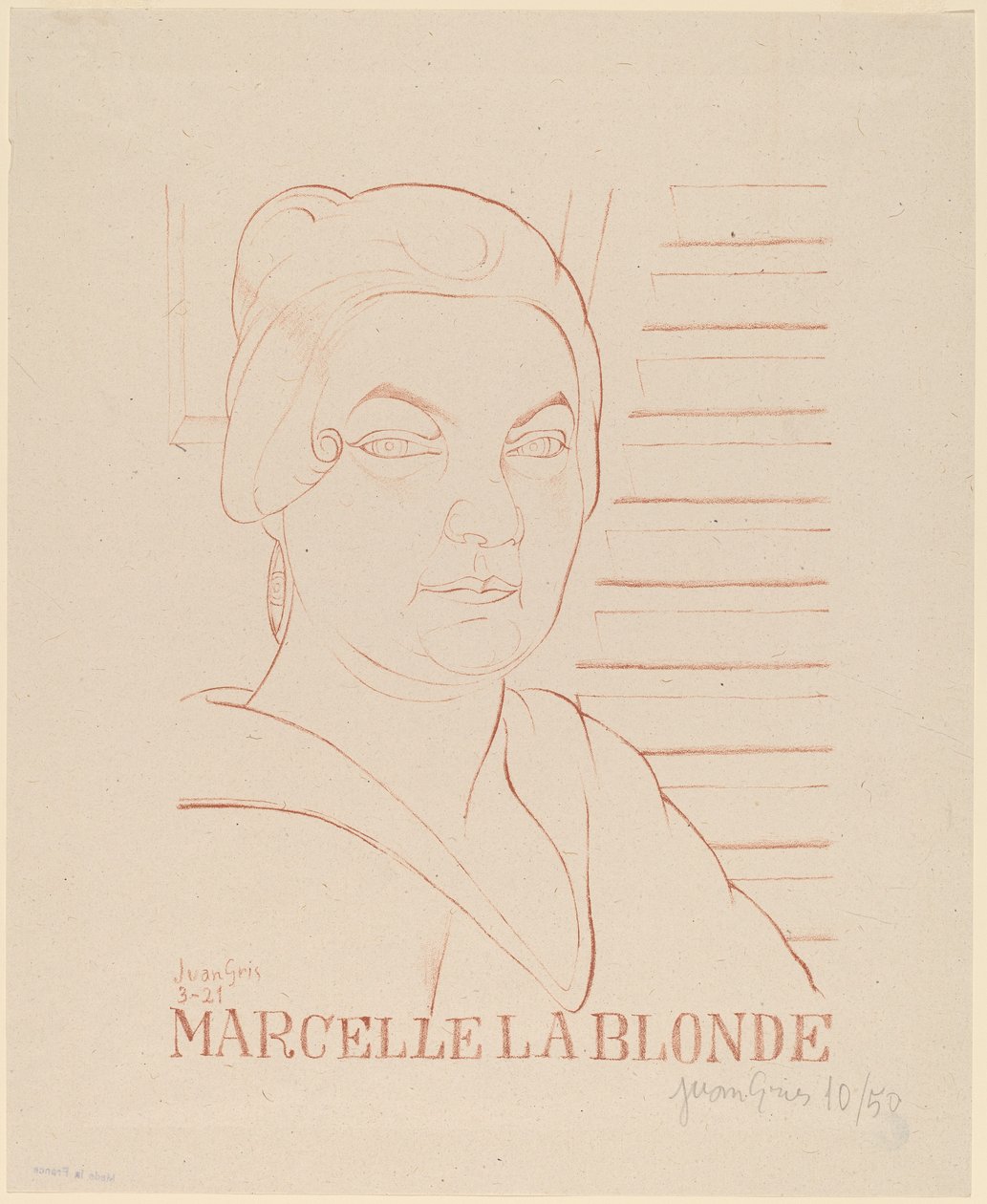 Marcelle la Bionda da Juan Gris