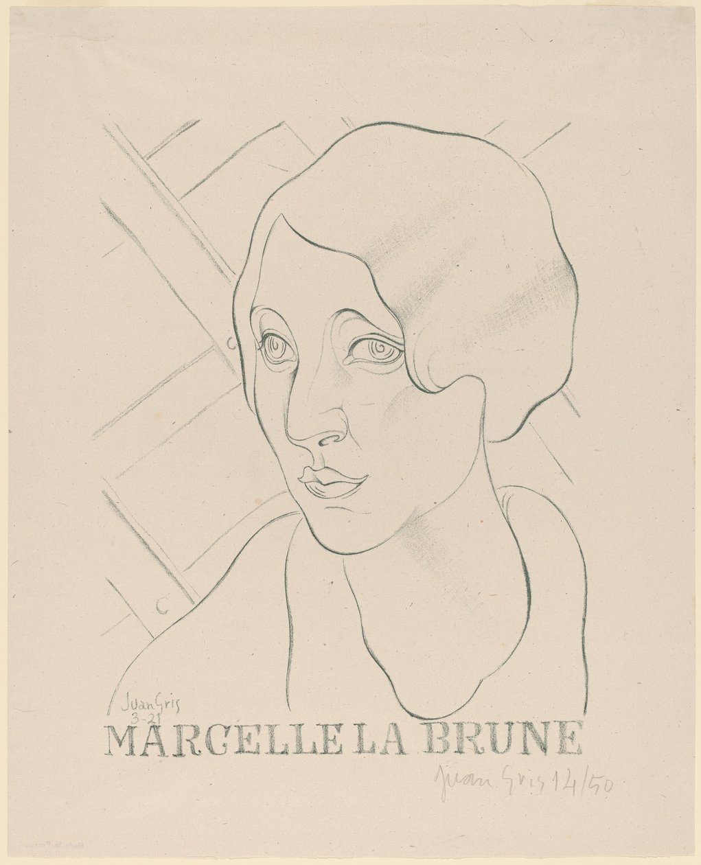 Marcelle la Bruna da Juan Gris