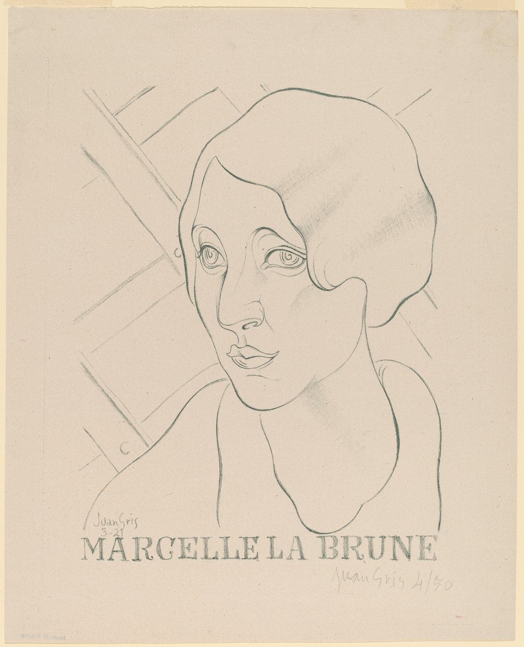 Marcelle la Bruna da Juan Gris