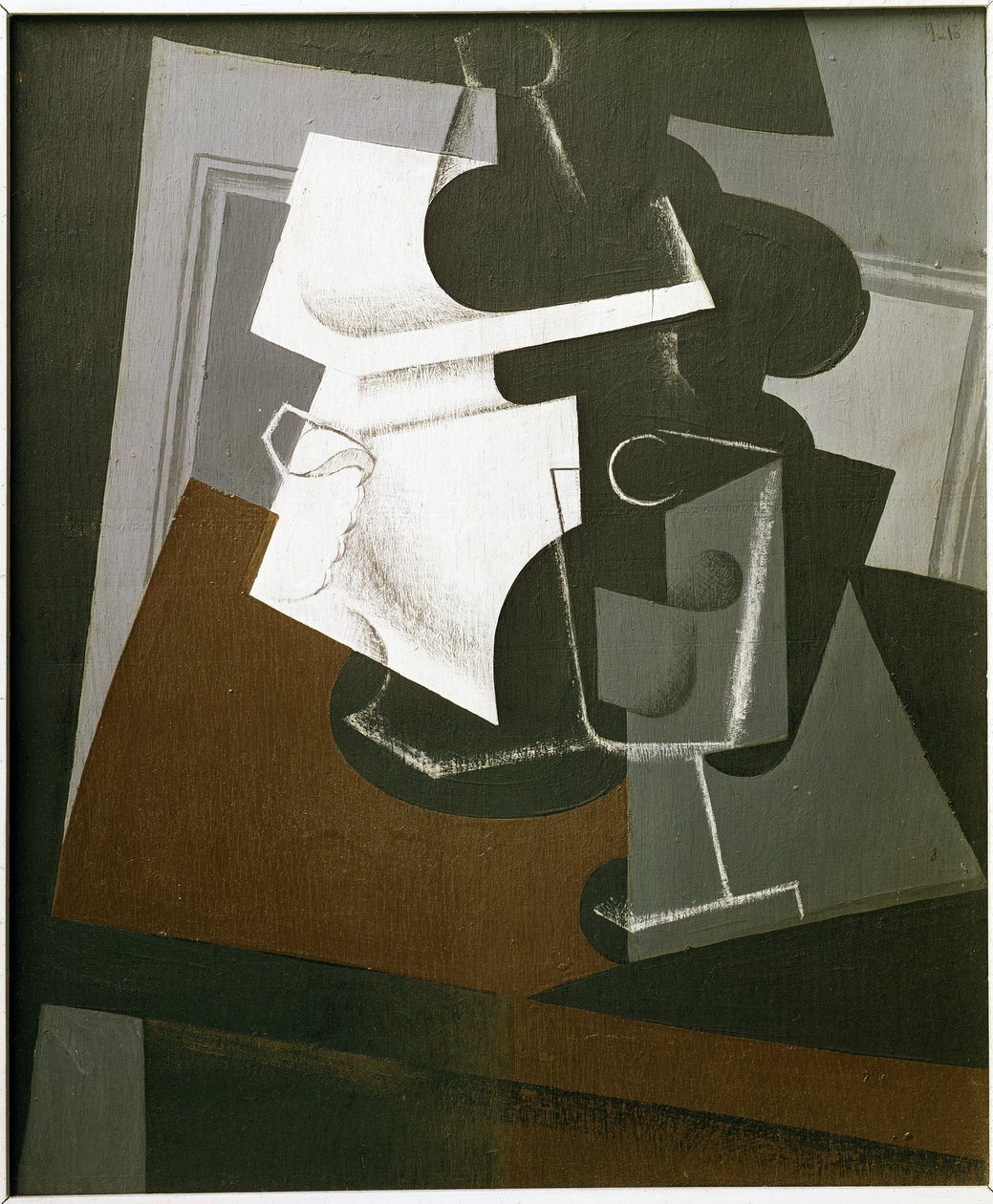 Natura morta su un tavolo da Juan Gris