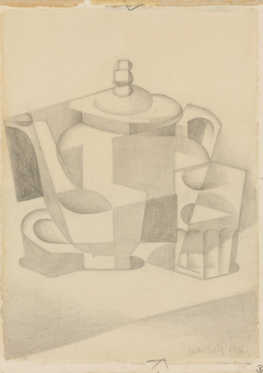 Natura morta con teiera da Juan Gris