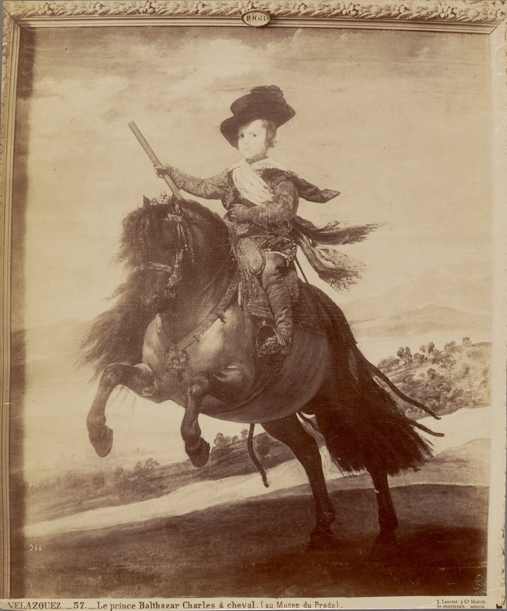 Velazquez. Il principe Baldassarre Carlo a cavallo (Museo del Prado) da Juan Laurent