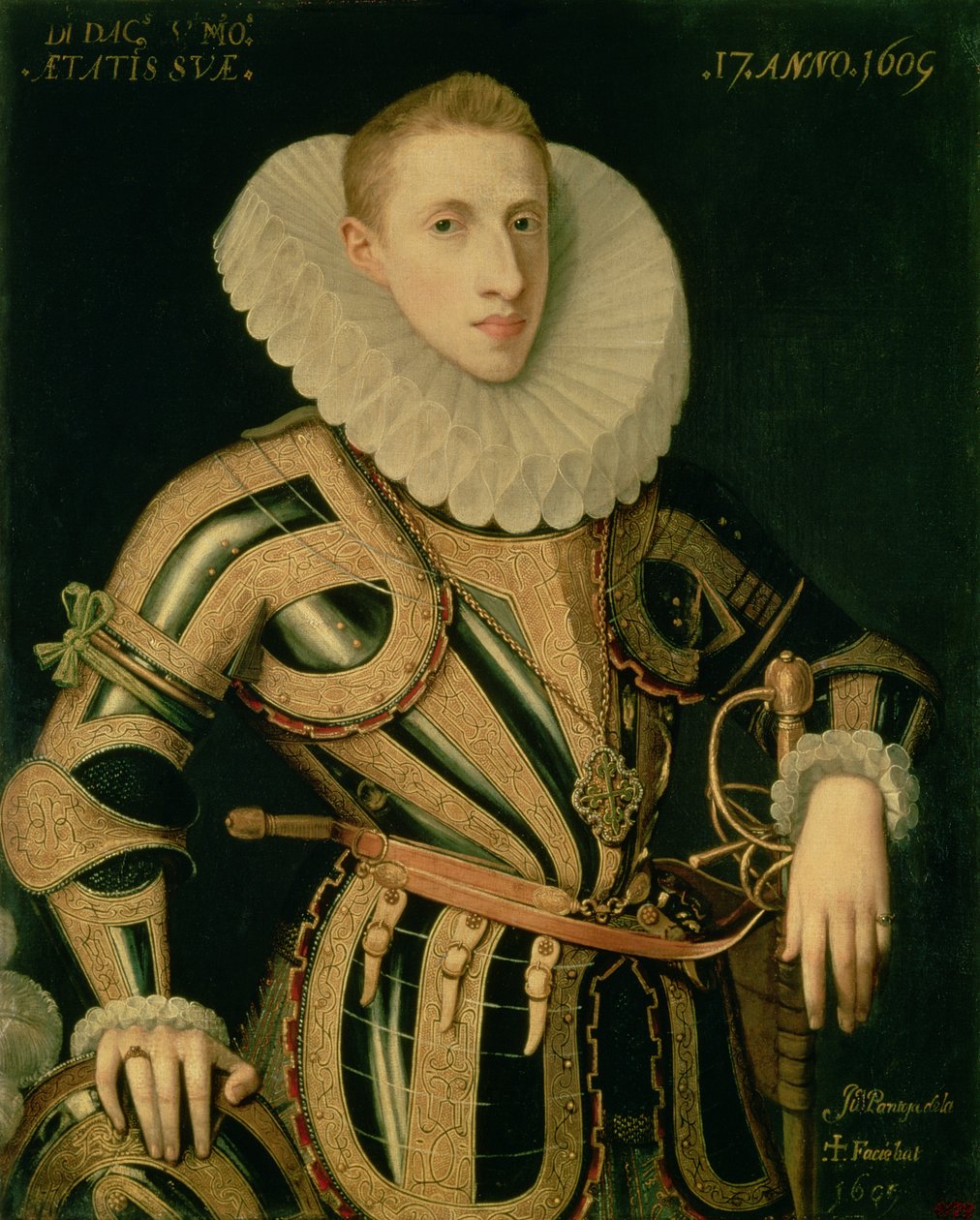 Ritratto di Diego de Villamayor da Juan Pantoja de la Cruz