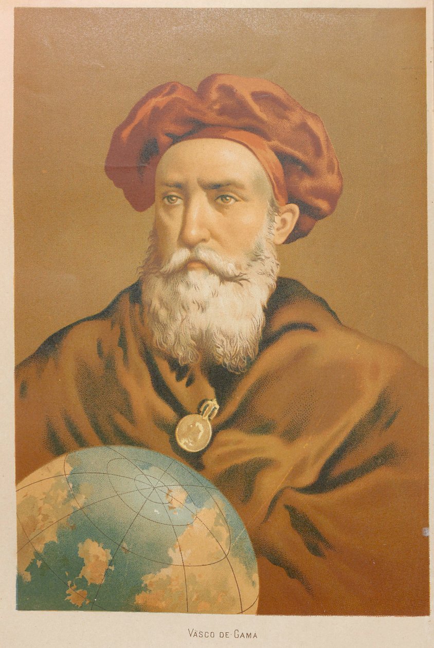 Ritratto di Vasco de Gama, 1879 da Juan Planella y Rodríguez