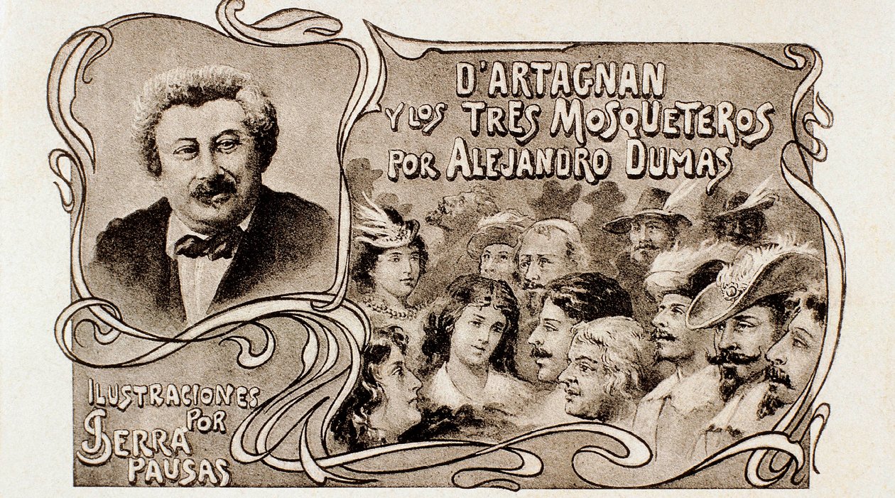 Copertina del romanzo di Alexandre Dumas 