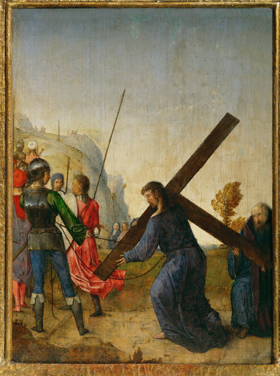 Cristo portacroce (dipinto su legno di quercia) da Juan de Flandes