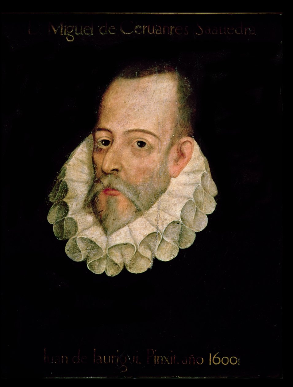 Ritratto di Miguel de Cervantes y Saavedra (1547-1615) 1600 da Juan de Jauregui y Aguilar