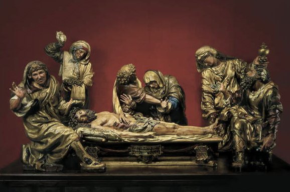 La sepoltura di Cristo (legno policromo) da Juan de Juni