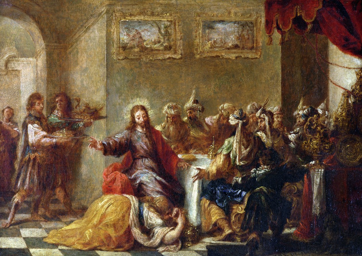 Cristo nella casa di Simone il Fariseo, 1660 da Juan de Valdes Leal