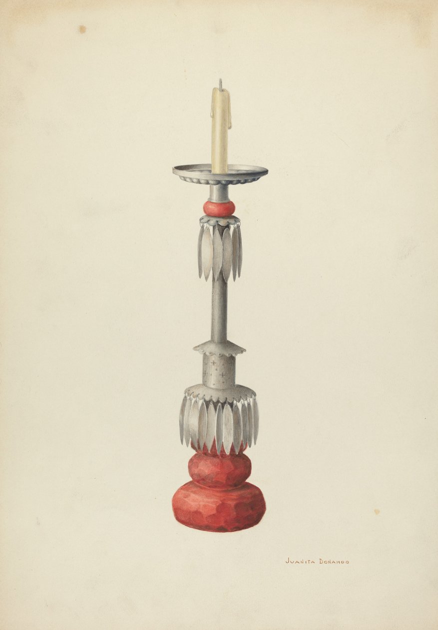 Candeliere (uno di una coppia) da Juanita Donahoo