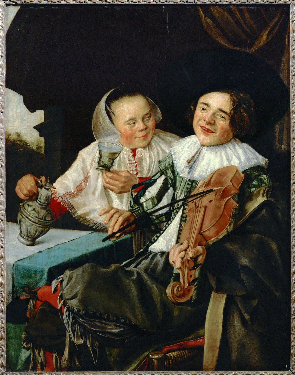 La joyeuse companie - allegra compagnia ... da Judith (attr. to) Leyster