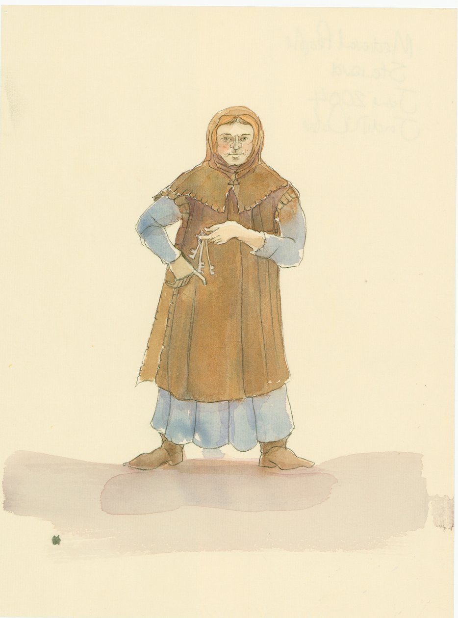 Un amministratore medievale, responsabile della gestione della casa e della tenuta di un signore, 2004 da Judith Dobie