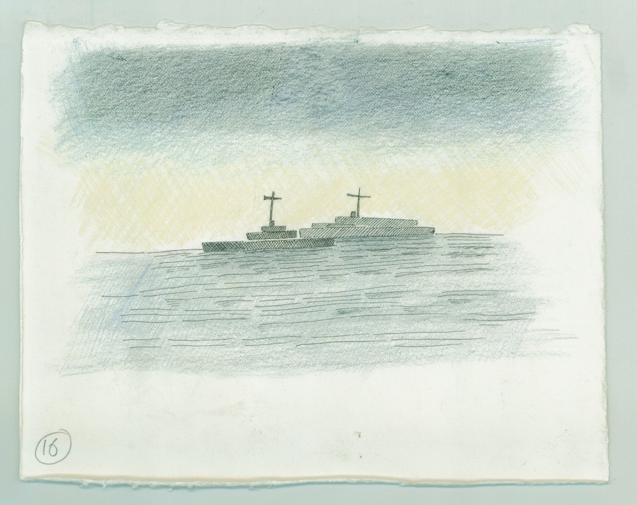 Bombardamento navale tedesco di Scarborough, North Yorkshire da Judith Dobie