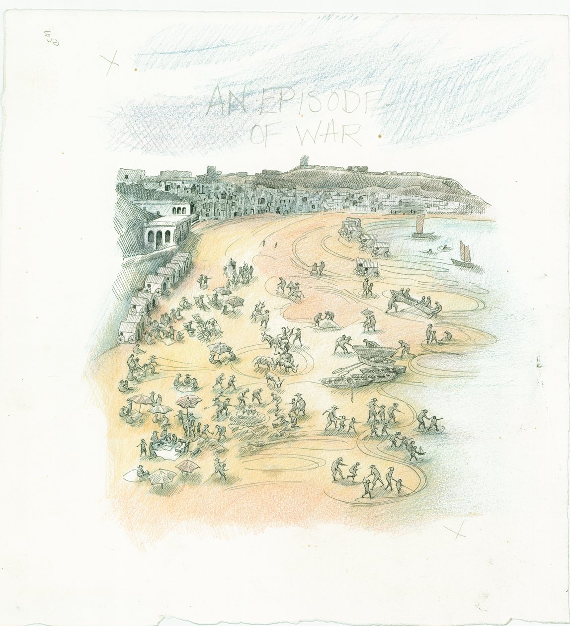 Bombardamento navale tedesco di Scarborough, North Yorkshire, 1914 da Judith Dobie