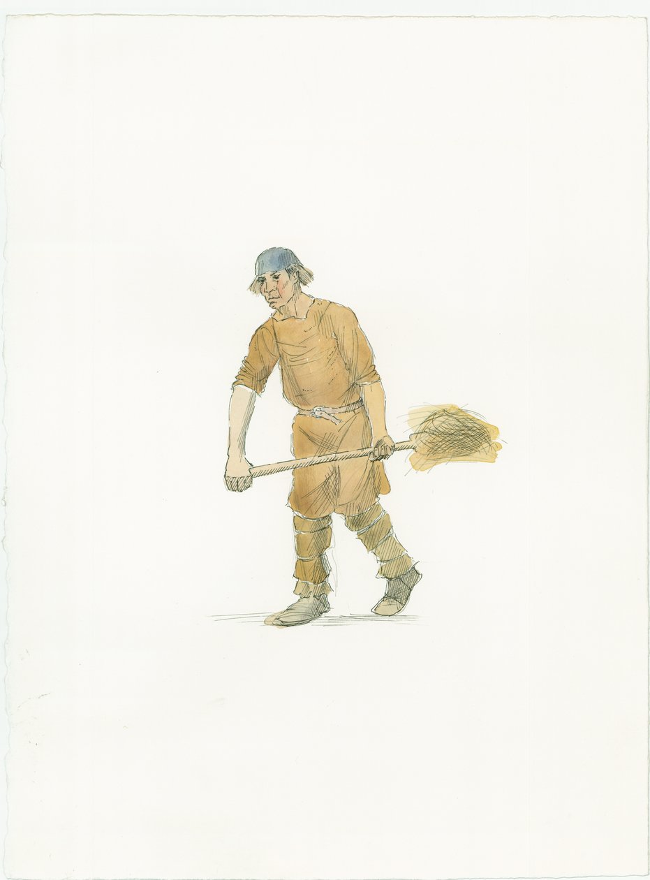 Contadino sassone, c1066 2015 da Judith Dobie