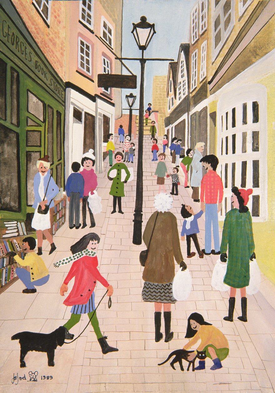 Christmas Steps, Bristol, 1989 da Judy Joel