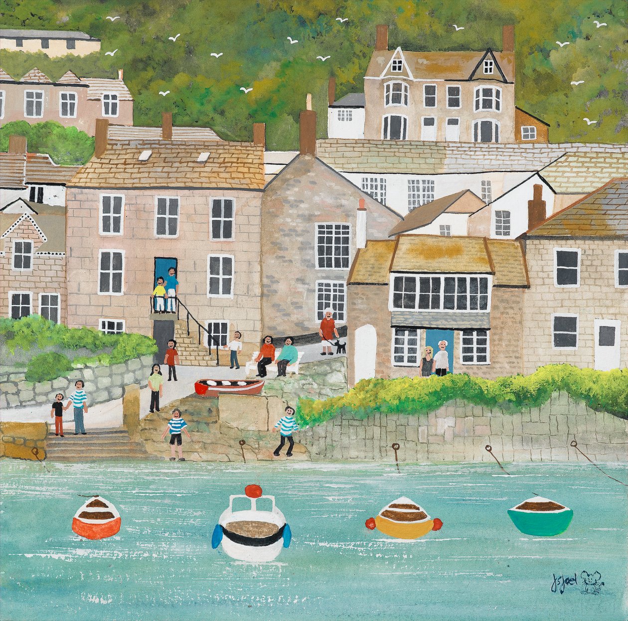 Il molo a Mousehole da Judy Joel