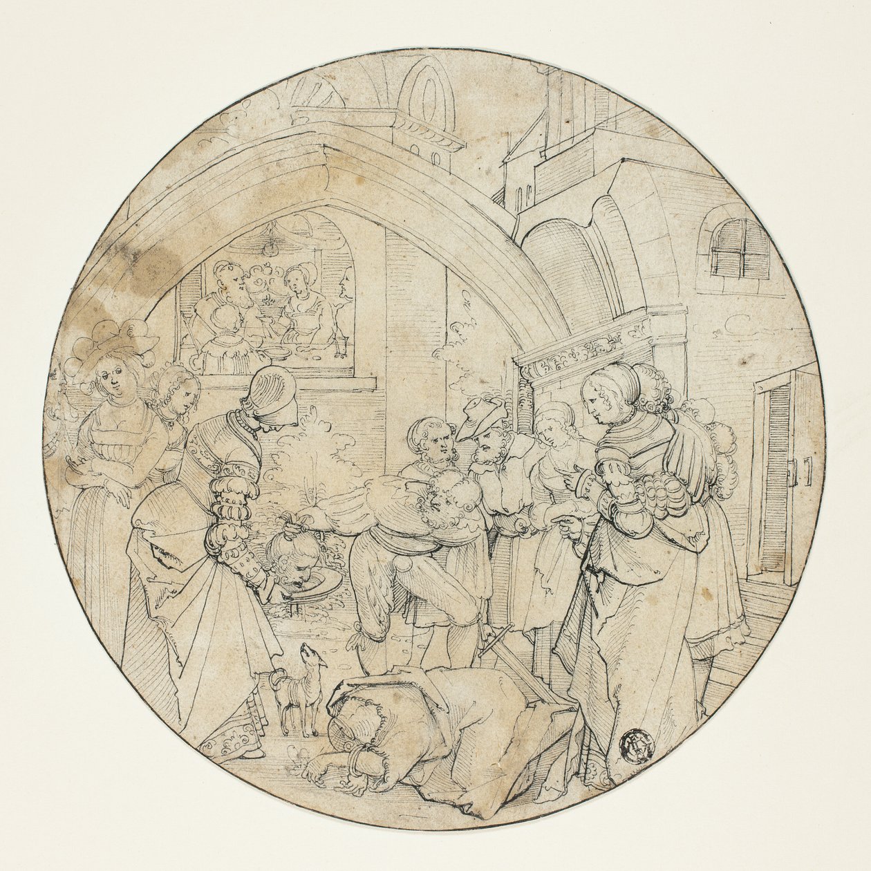 Decapitazione di San Giovanni Battista da Jörg Breu the Elder