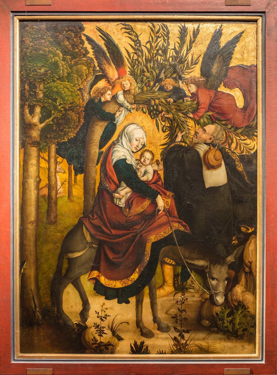 La fuga in Egitto da Jörg Breu the Elder