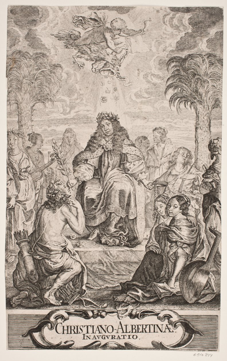 Il Duca Christian Albrecht Onorato da Apollo e le Nove Muse da Jürgen Ovens