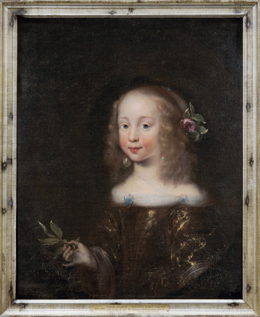 Svedese: Augusta Maria, 1649-1728, Principessa di Holstein-Gottorp Augusta Maria, 1649-1728, Principessa di Holstein-Gottorp da Jürgen Ovens