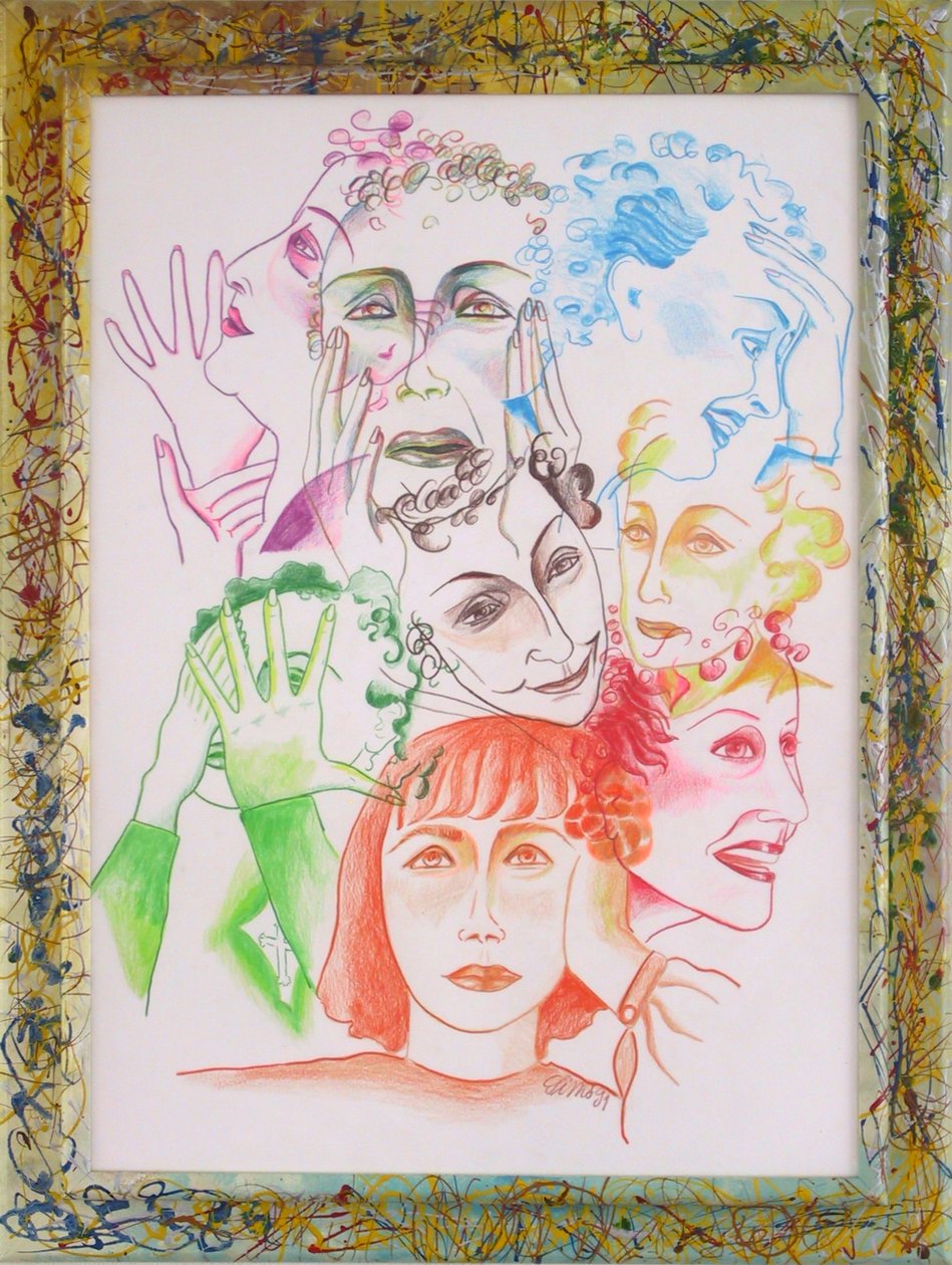 Edith Piaf II (ritratto/collage) da JuleSimo