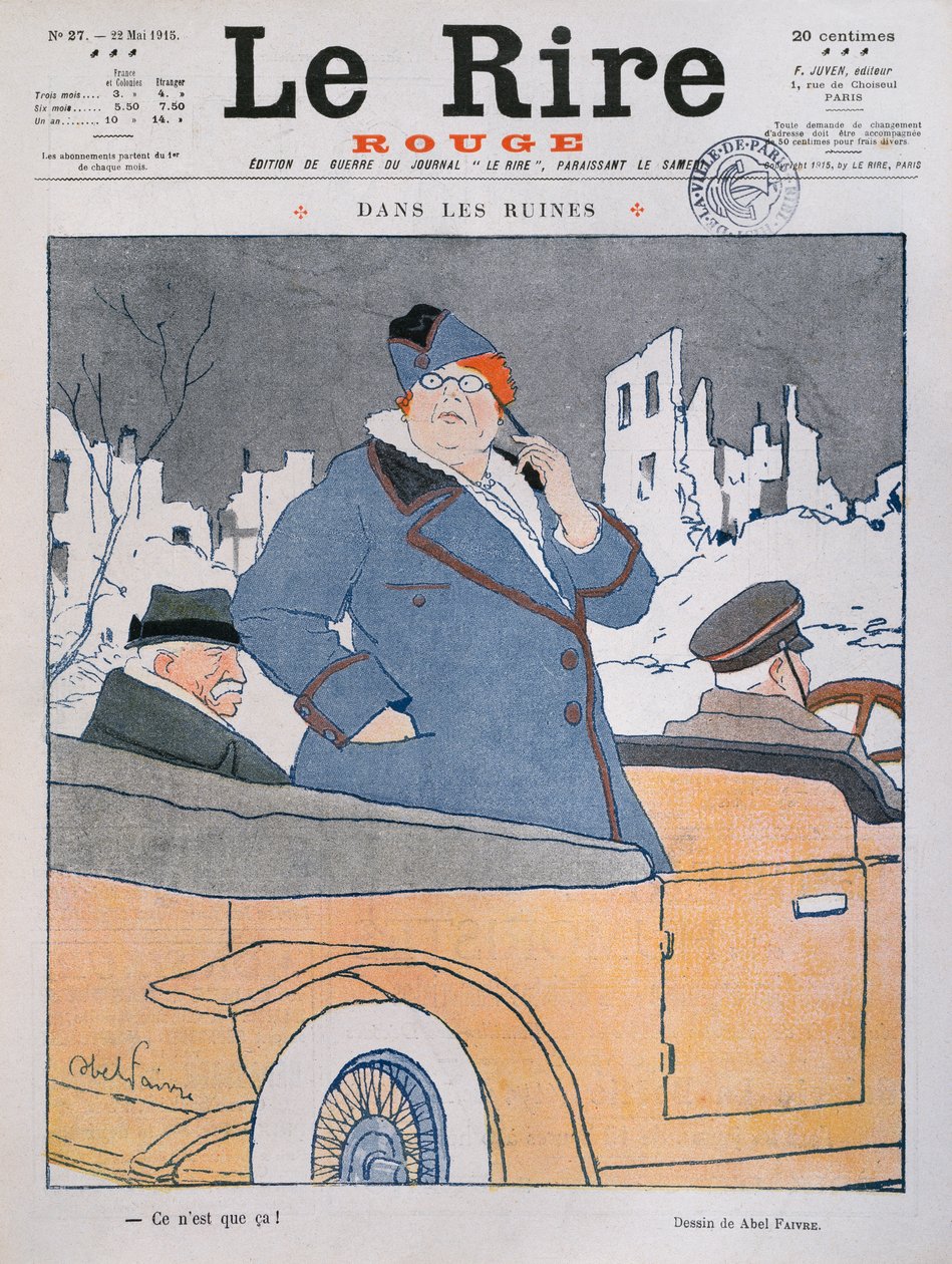 Nelle rovine, è tutto, illustrazione di copertina da 