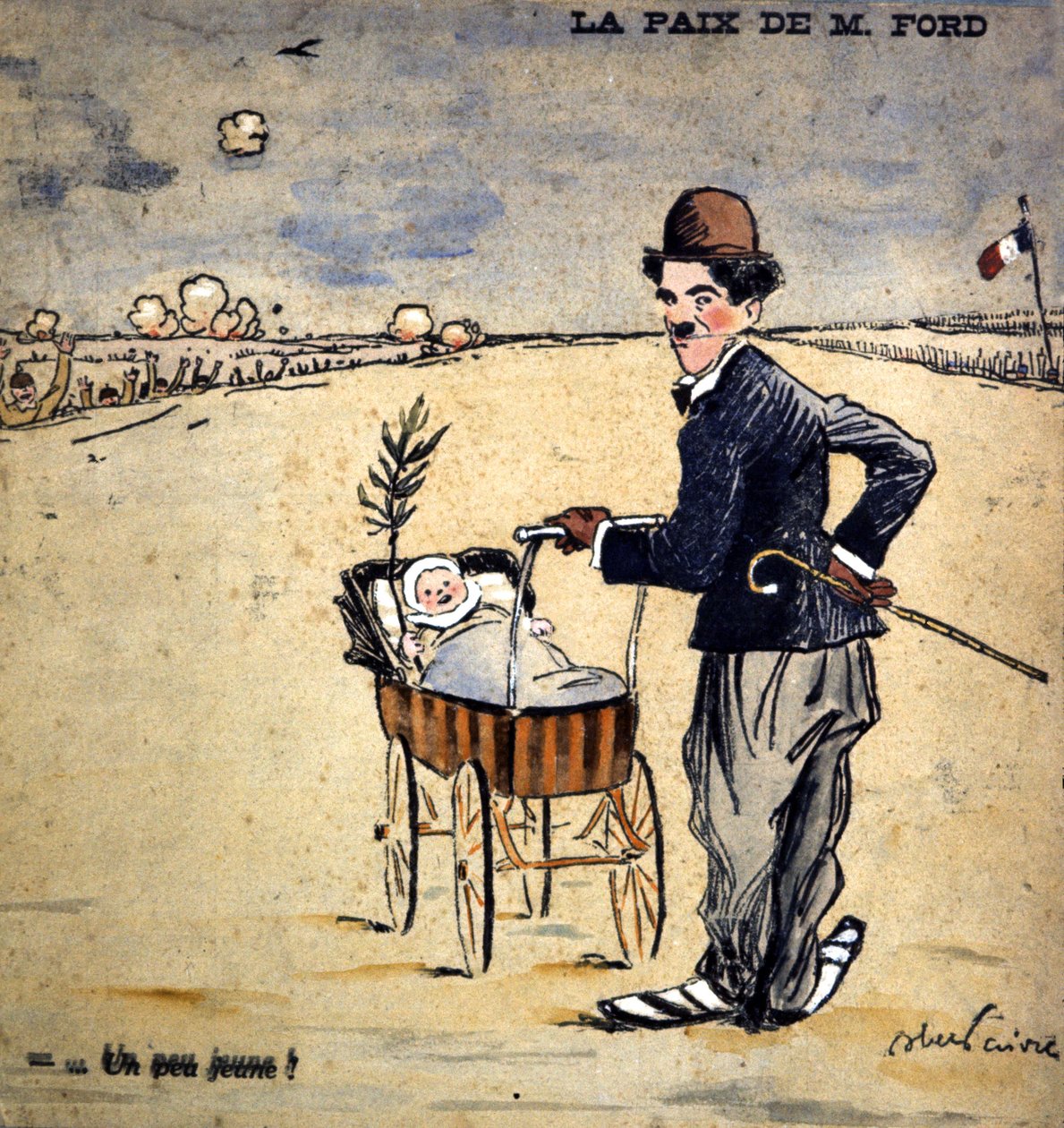 La pace di M. Ford, 1917 da Jules Abel Faivre