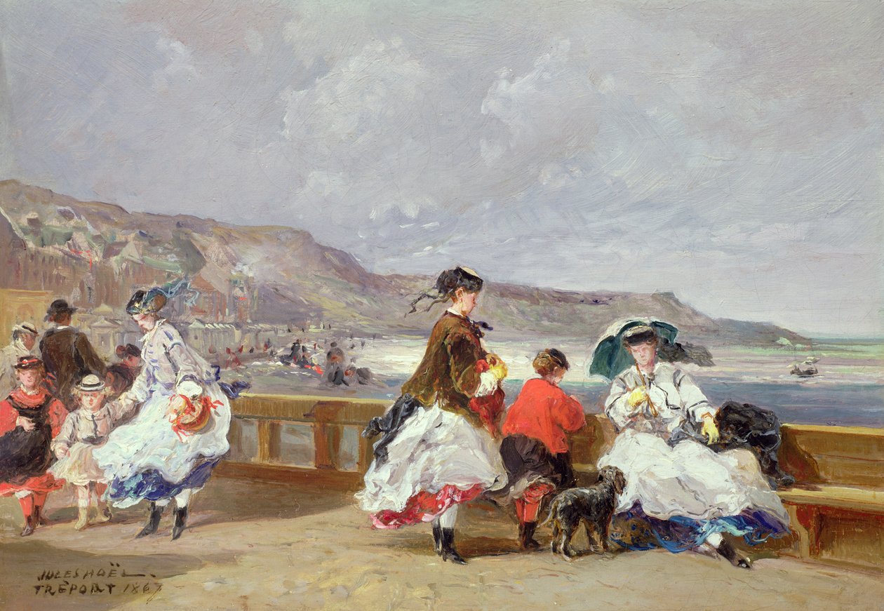 Le Treport, 1867 da Jules Achille Noel