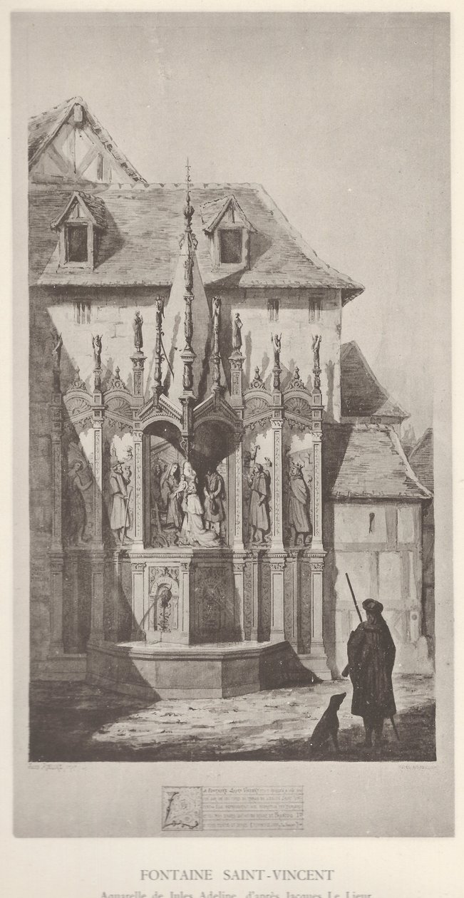 Fontana Saint-Vincent da Jules Adeline