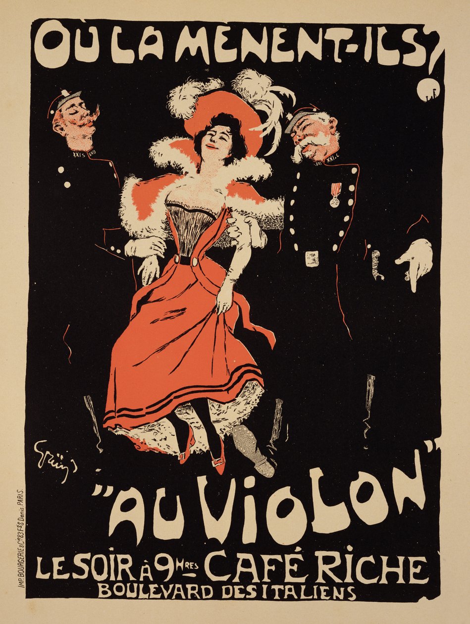 Riproduzione di un poster pubblicitario del 