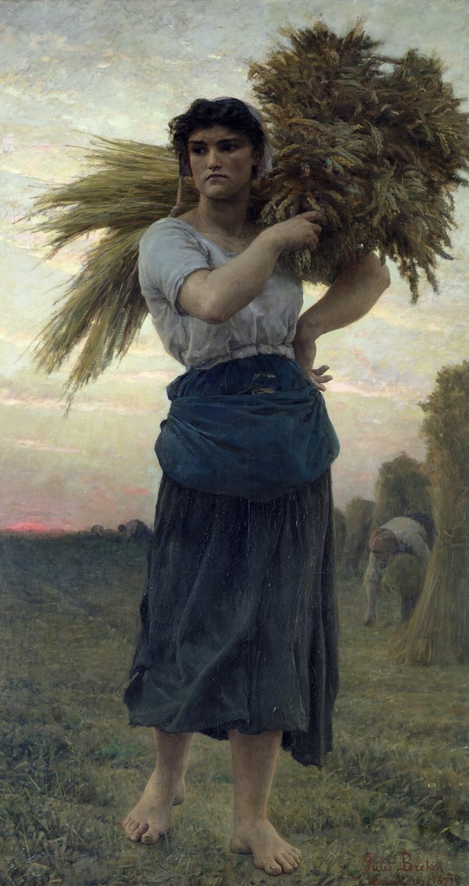 La spigolatrice da Jules Breton
