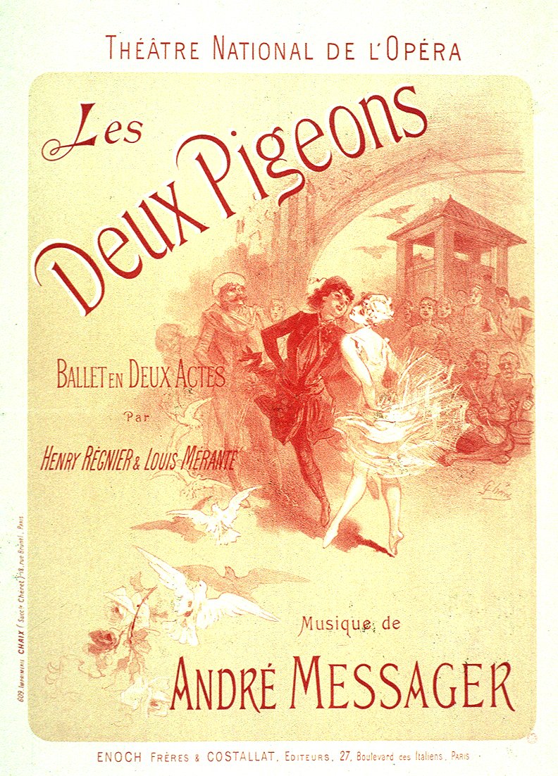 I due piccioni da Jules Cheret