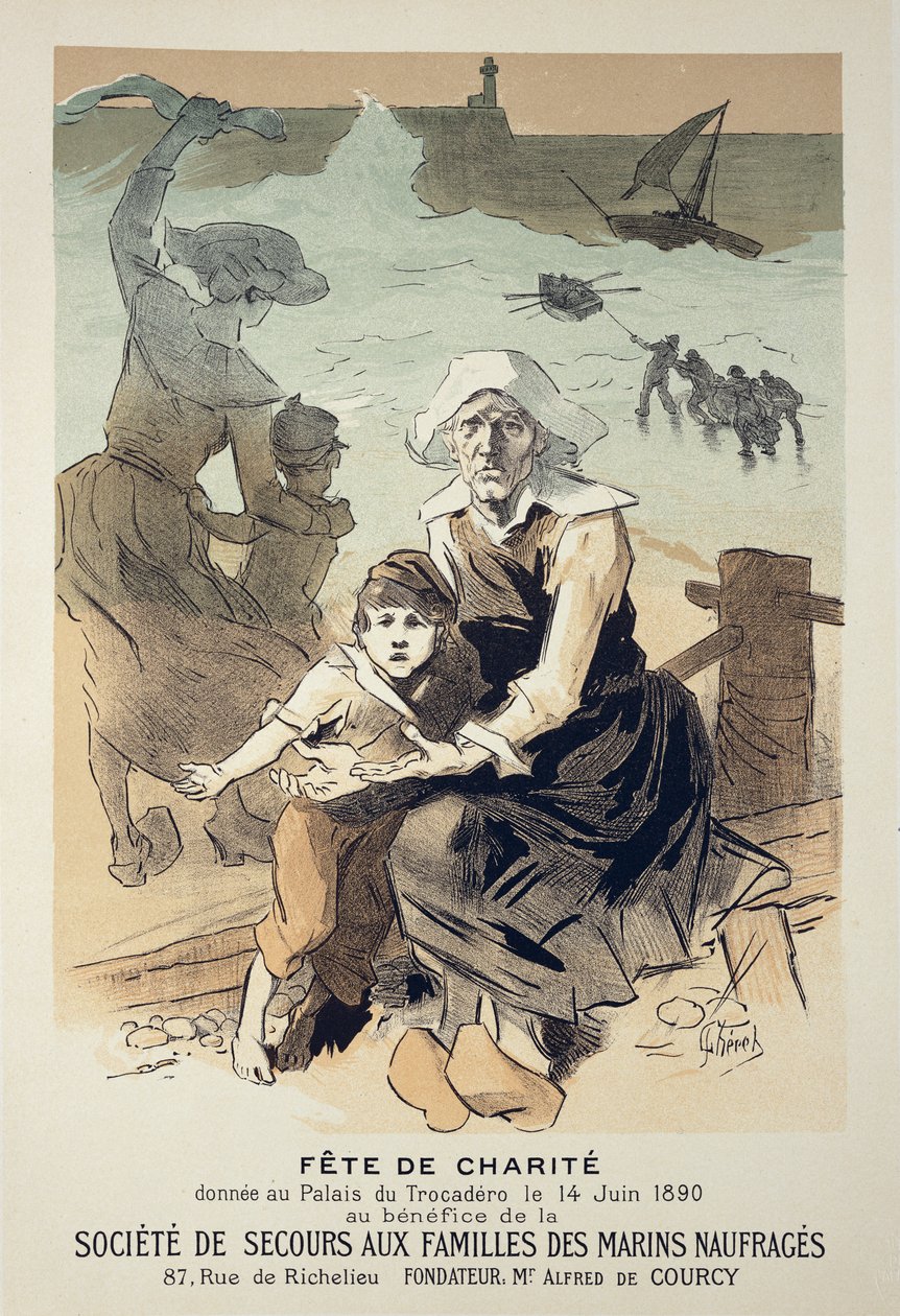 Riproduzione di un poster che pubblicizza una 