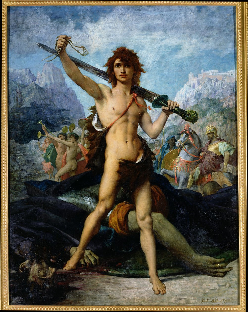 Davide Trionfante, 1874 da Jules Elie Delaunay