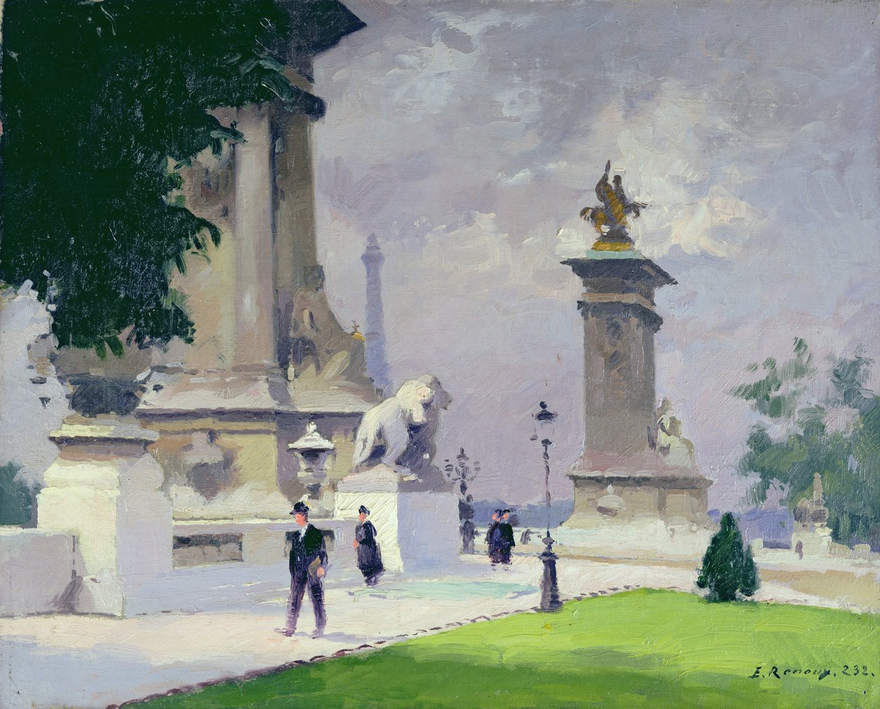 Ponte Alessandro III, Parigi da Jules Ernest Renoux
