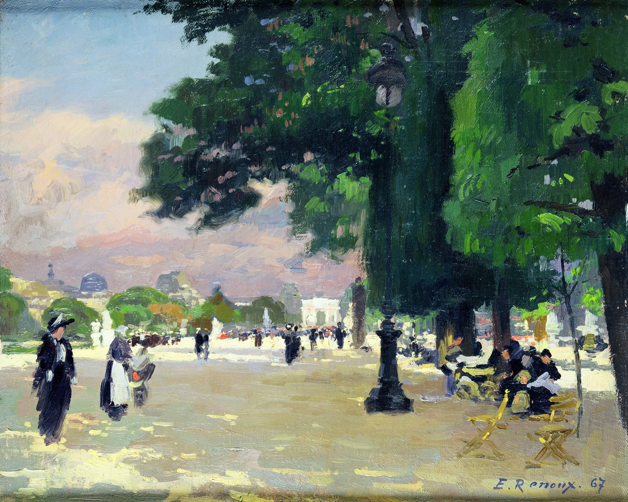 Le Tuileries da Jules Ernest Renoux