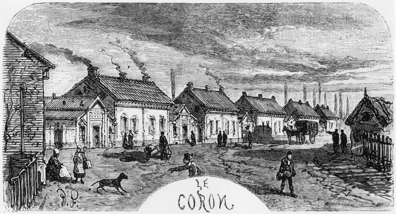 Il Villaggio Minerario, illustrazione da 